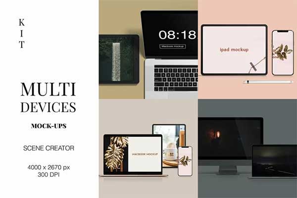 Multipurpose Mockup PSD Templates – Free & Premium PSD, Vector, EPS, Ai, PNG Downloads